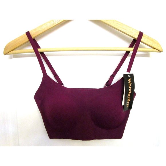 Wonderbra Bralette - Small E0477 91U Purple - Removable Cups - New Original Tags - Picture 1 of 9